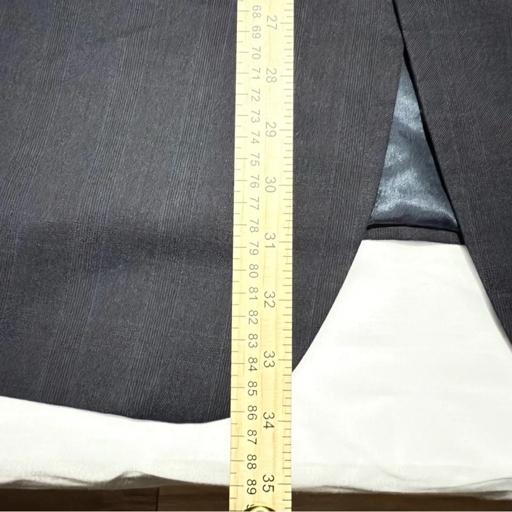 Pre-Owned Geoferey Beene Navy Blue Wool Suit Jacket 48R M302
